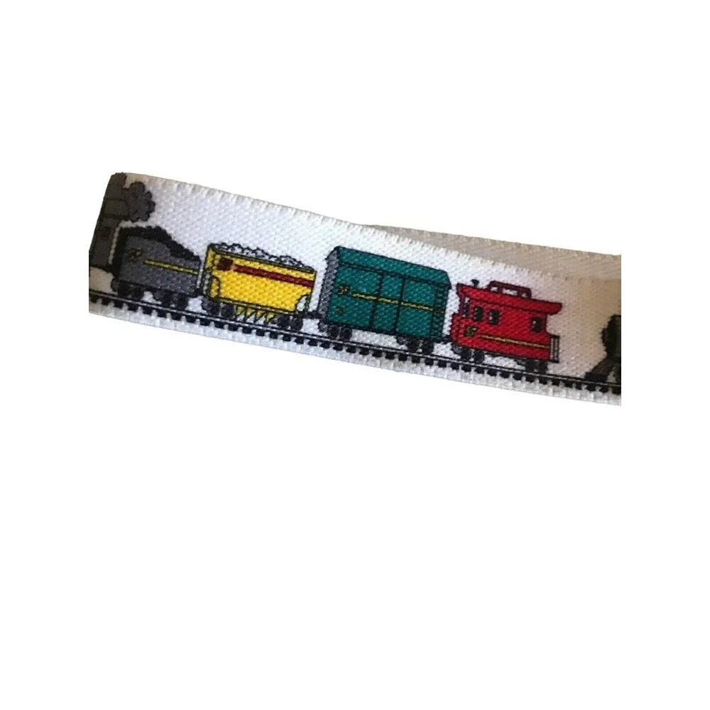 Boys Kids Train Elastic 1 Inch Adjustable Belt Train Buckle Multi Color‎